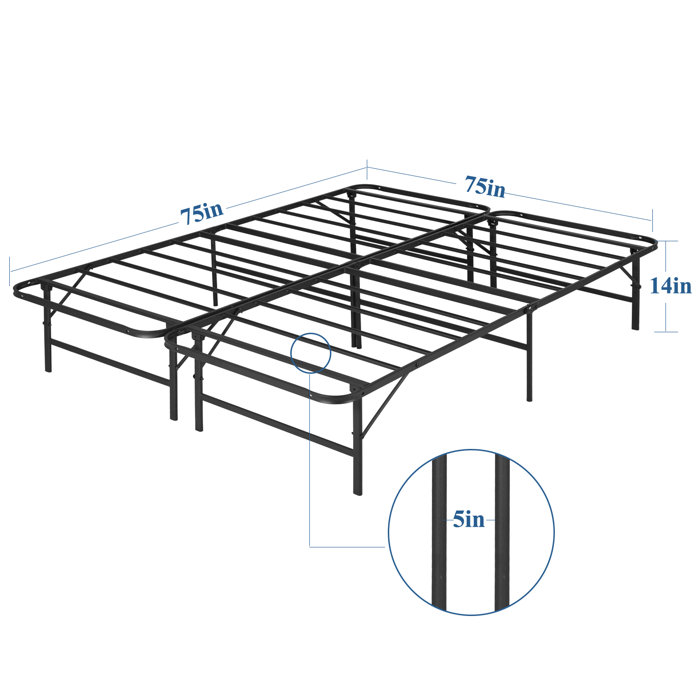 Arsuite Metal Bed & Reviews Wayfair
